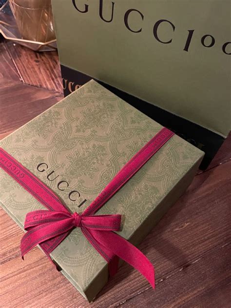 gucci gift box|gucci complimentary gift wrapping.